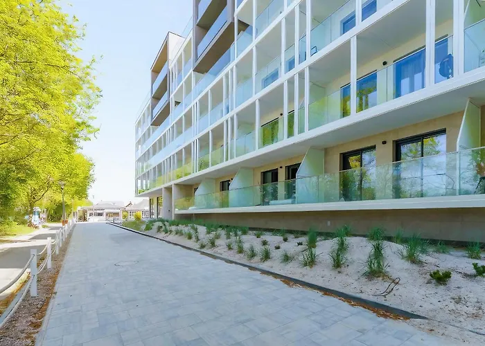 Apartamento 018 Tuz Przy Plazy Z Tarasem I Parkingiem Perlowa Przystan Poland